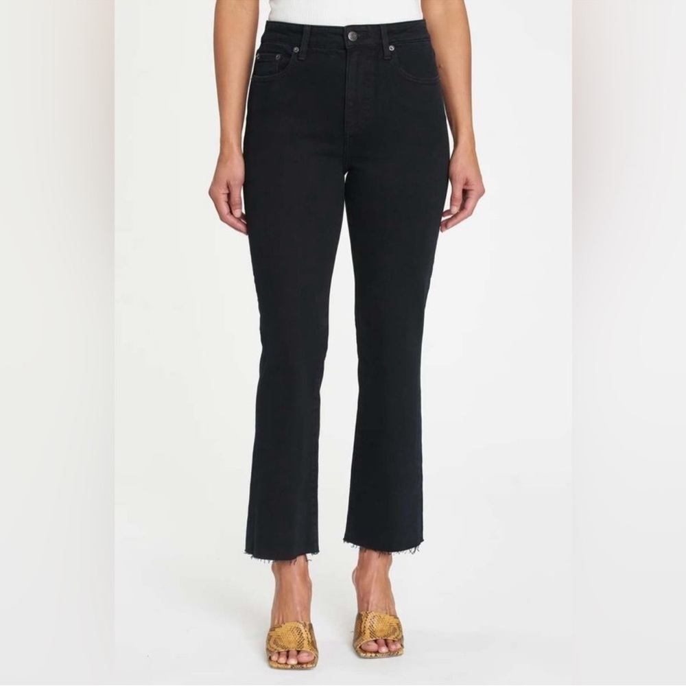 Pistola Black Ankle Cropped Jeans 26 High Rise Straight
